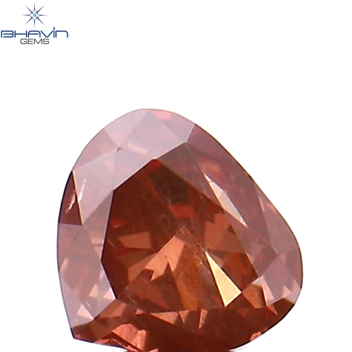 0.19 CT Natural Heart Diamond Enhanced Pink Color Clarity VS2 (3.68 MM)