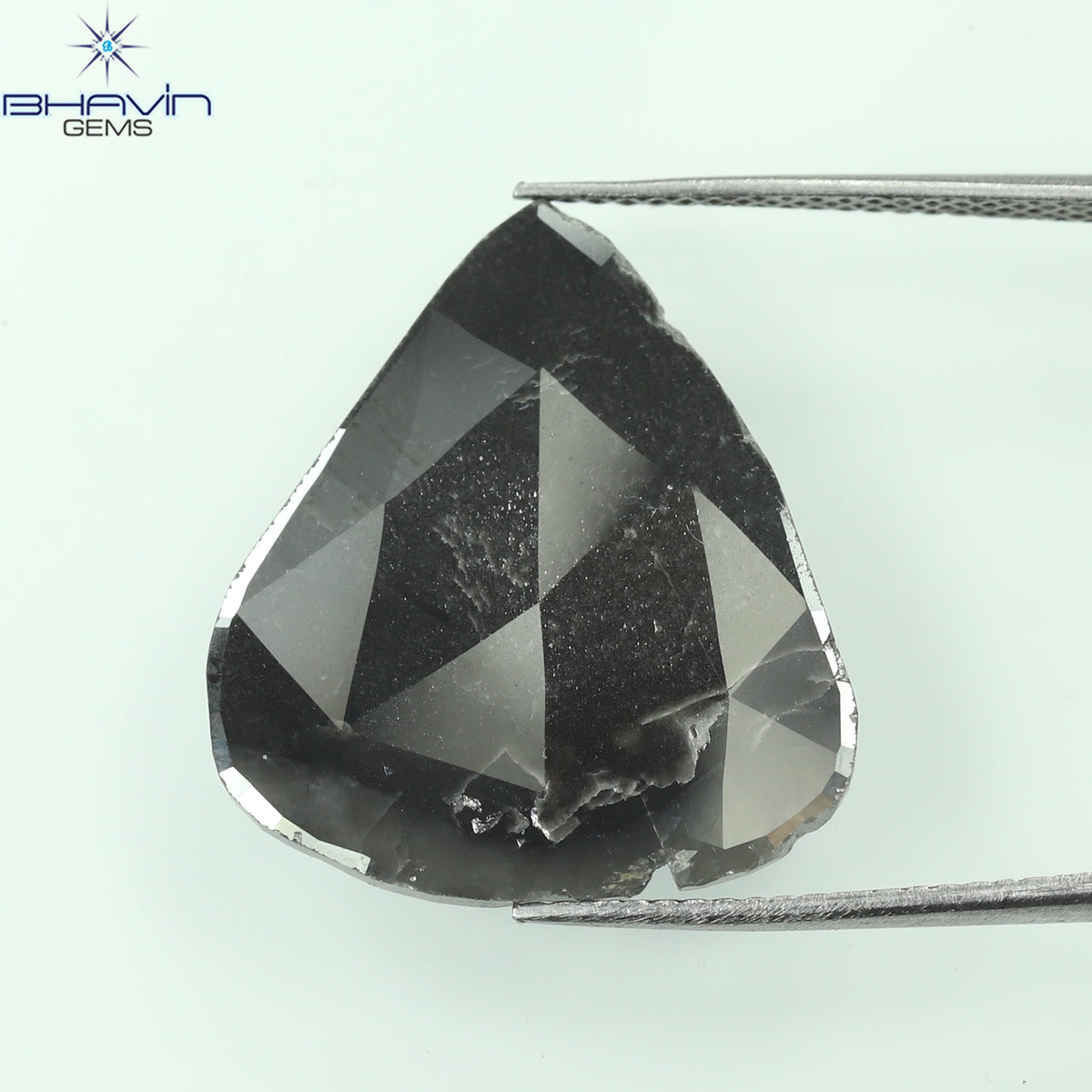 7.28 CT ペア スライス シェイプ ナチュラル ダイヤモンド グレー カラー I3 クラリティ (22.00 MM)