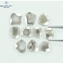 2.65 CT Slice Diamond Salt And Pepper Color Clarity I3 (6.90 MM)