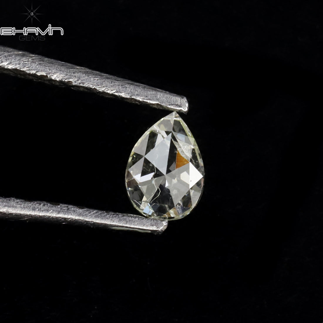 0.10 CT Natural Pear Diamond White Color Clarity SI2 (3.82 MM)