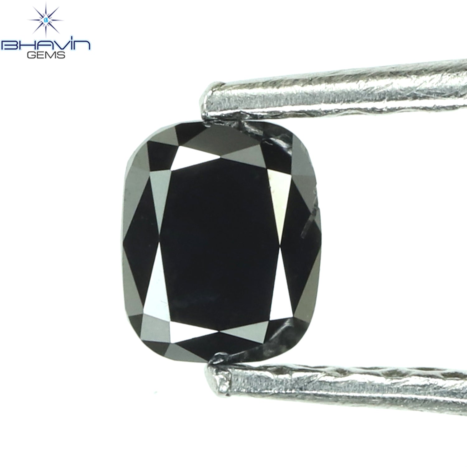 0.25 CT Cushion Diamond Natural Diamond Black Diamond Clarity Opaque (3.87 MM)