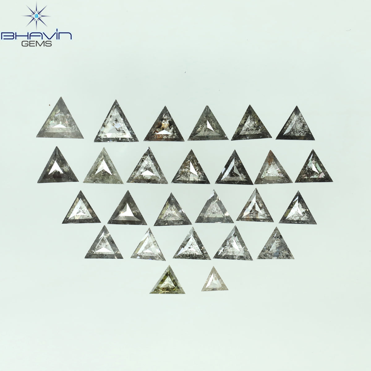 0.05 CT/5 ピース ラウンド シェイプ ナチュラル ルース ダイヤモンド ピンク カラー I1 クラリティ (0.05 MM)