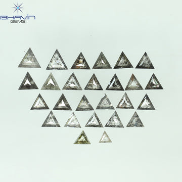 0.05 CT/5 ピース ラウンド シェイプ ナチュラル ルース ダイヤモンド ピンク カラー I1 クラリティ (0.05 MM)