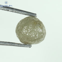 1.19 CT ラフシェイプ ホワイト カラー 天然ダイヤモンド I3 クラリティ (5.37 MM)