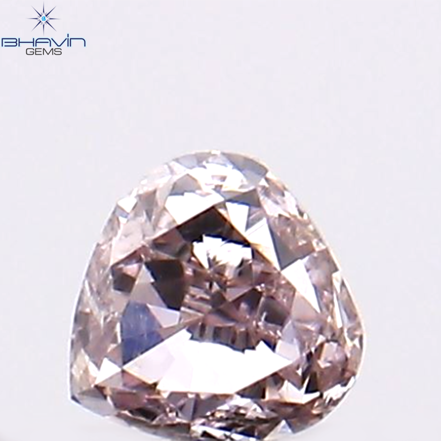 0.06 CT Heart Shape Natural Diamond Pink Color SI1 Clarity (2.28 MM)