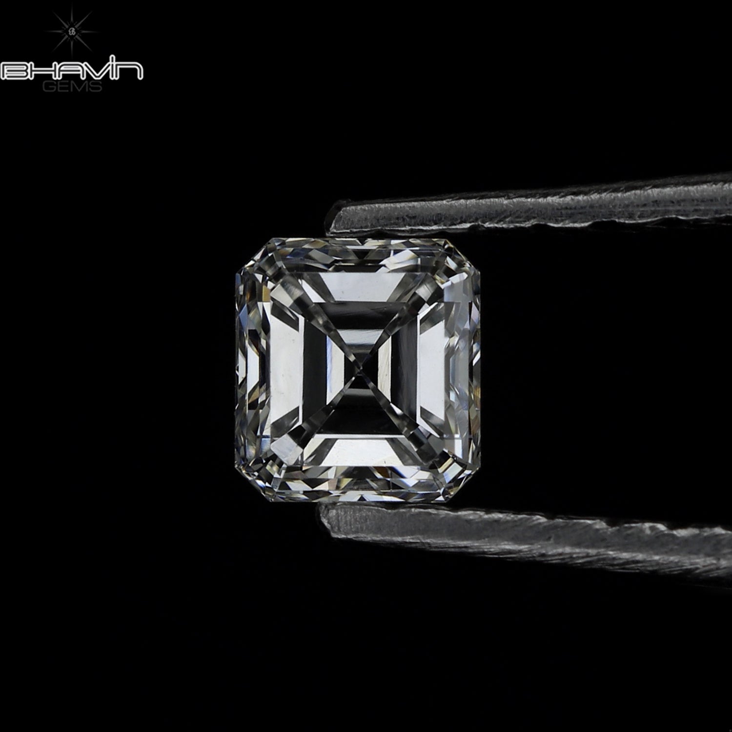 0.10 CT アッシャー シェイプ ホワイト (G+) カラー ナチュラル ルース ダイヤモンド VVS-VS クラリティ (3.60 MM)