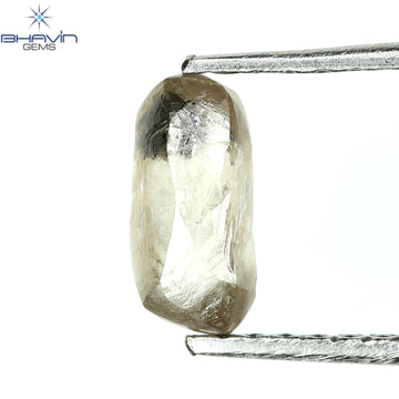 0.84 CT ラフシェイプ ナチュラル ダイヤモンド ピンク色 SI クラリティ (7.26 MM)