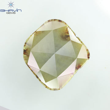14.46ct ノーカット スライス ローズカット ダイヤモンド 天然 ルース ダイヤモンド ブラウン グレイッシュ イエロー ダイヤモンド ギフト ダイヤモンド ジュエリー ダイヤモンド リング EP35-8