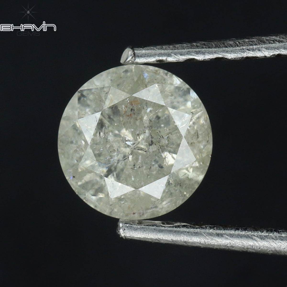0.39 CT Natural Round Diamond White Color Clarity I3 (4.65 MM)