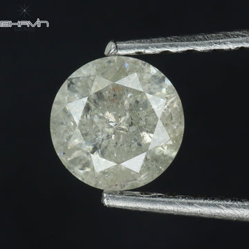 0.39 CT Natural Round Diamond White Color Clarity I3 (4.65 MM)