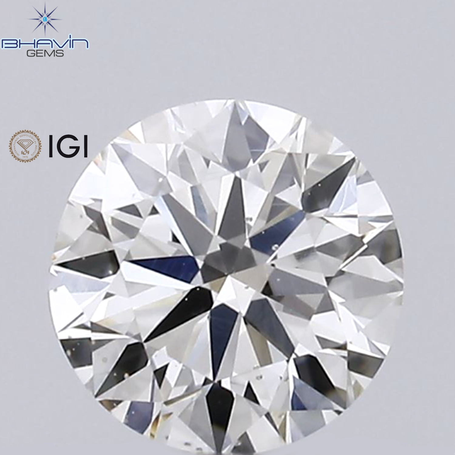 IGI 認定 0.31 CT ラウンド ダイヤモンド ホワイト (H) ダイヤモンド ナチュラル ルース ダイヤモンド SI1 クラリティ (4.32 MM)