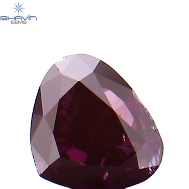 0.21 CT Heart Shape Natural Loose Diamond Pink Color SI2 Clarity (3.88 MM)