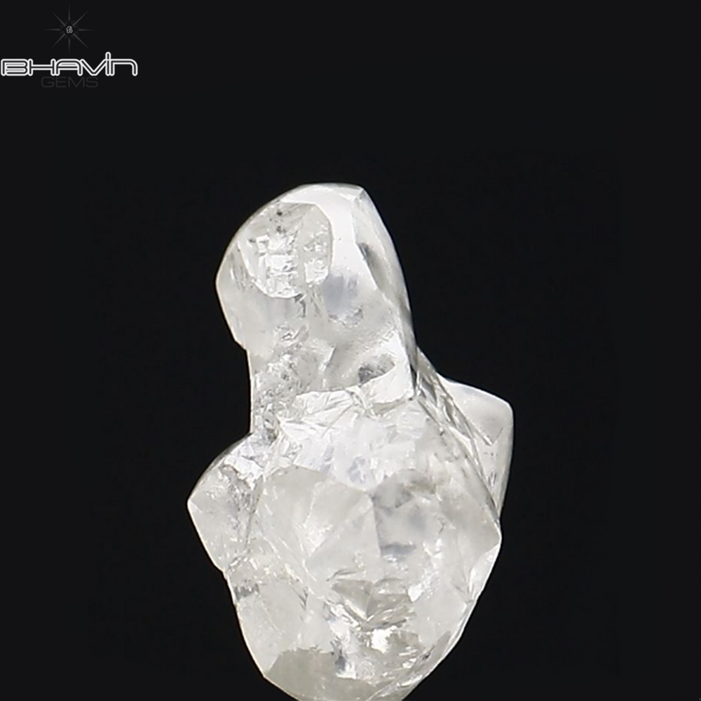 1.14 CT Rough Shape Natural Diamond White Color I2 Clarity (8.43 MM)