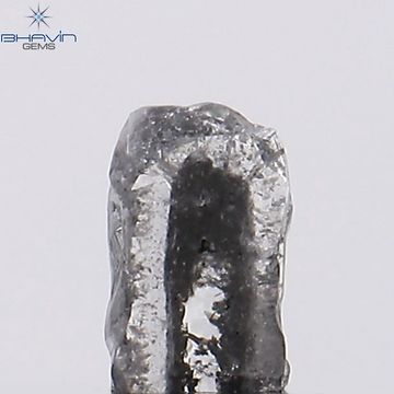 0.44 CT Natural Rough Diamond Salt And Pepper Color Clarity I3 (4.95 MM)