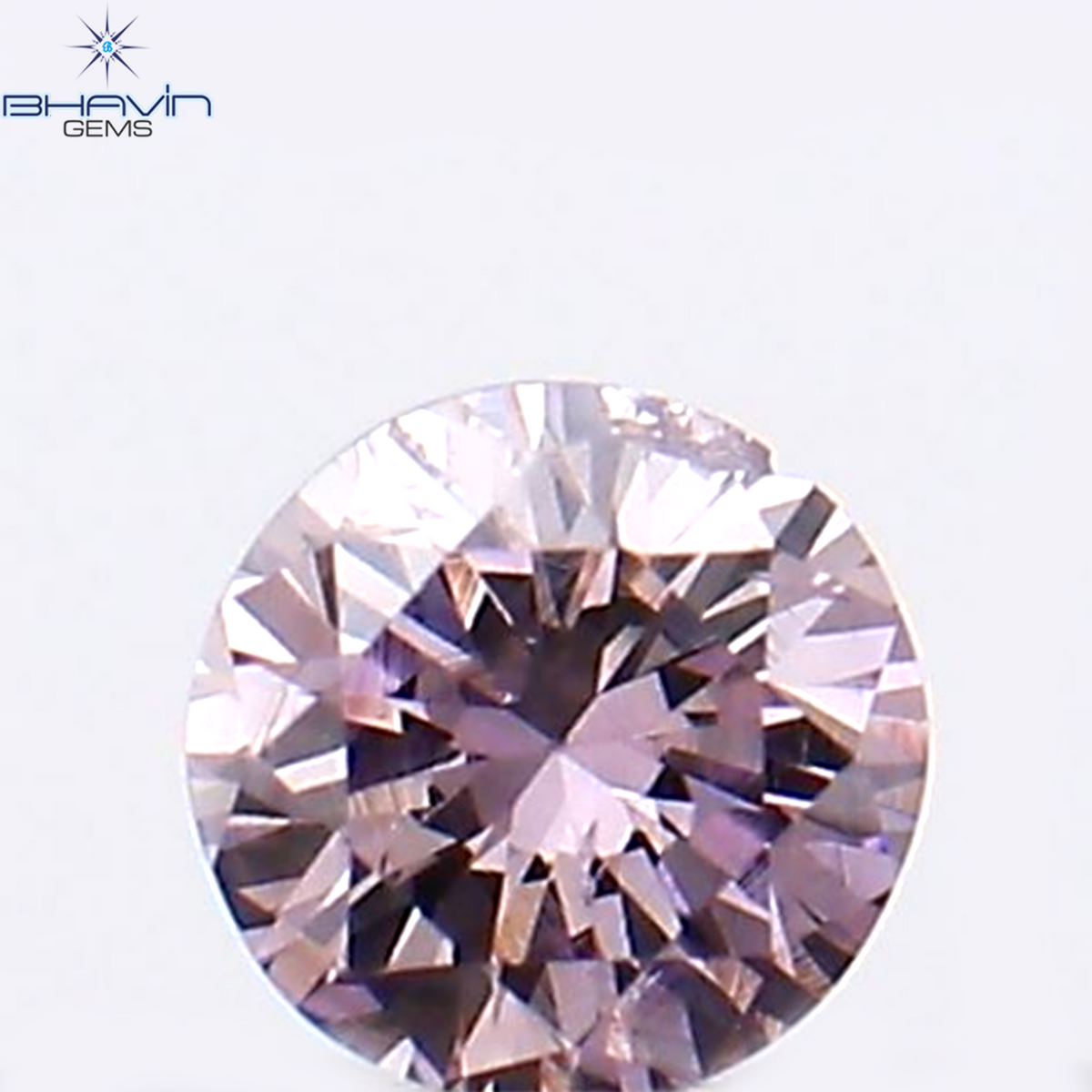 0.04 CT Natural Round Diamond Pink Color Clarity SI1 (2.21 MM)