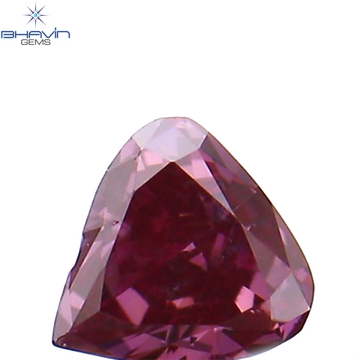 0.12 CT Natural Heart Diamond Enhanced Pink Color Clarity VS2 (3.03 MM)