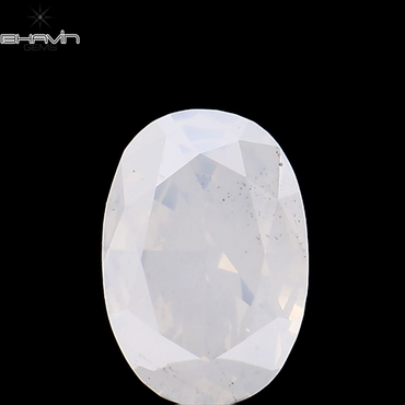0.66 CT Oval Shape Natural Diamond White Color SI1 Clarity (6.88 MM)