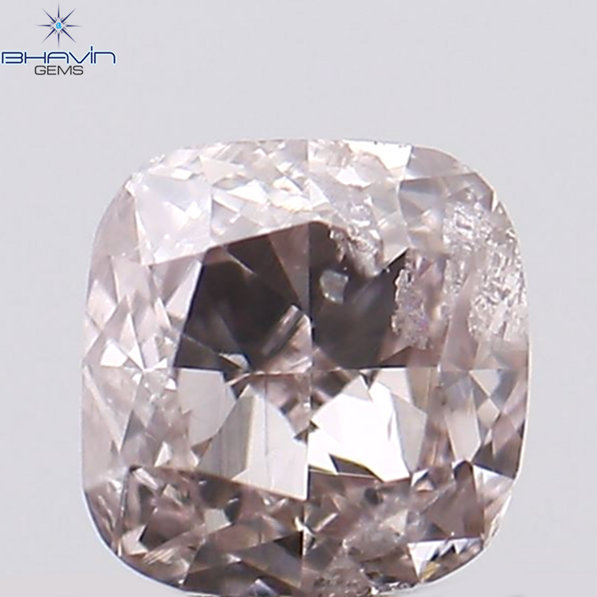 0.16 CT Natural Cushion Diamond Pink Color Clarity SI2 (3.00 MM)