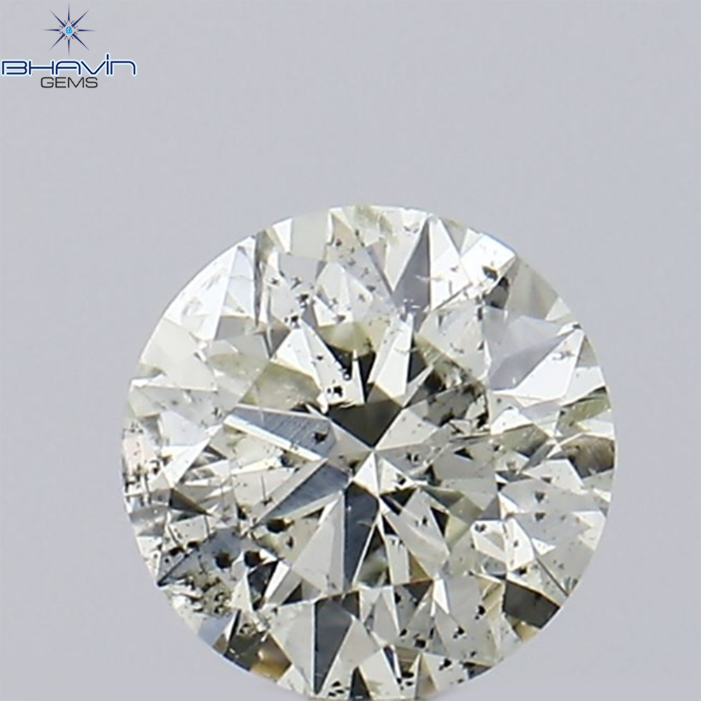 0.25 CT Round Shape Natural Loose Diamond White(K)  Color I1 Clarity (3.93 MM)