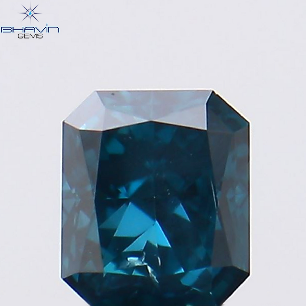 0.17 CT Natural Radiant Diamond Enhanced Blue Color Clarity VS2 (3.17 MM)