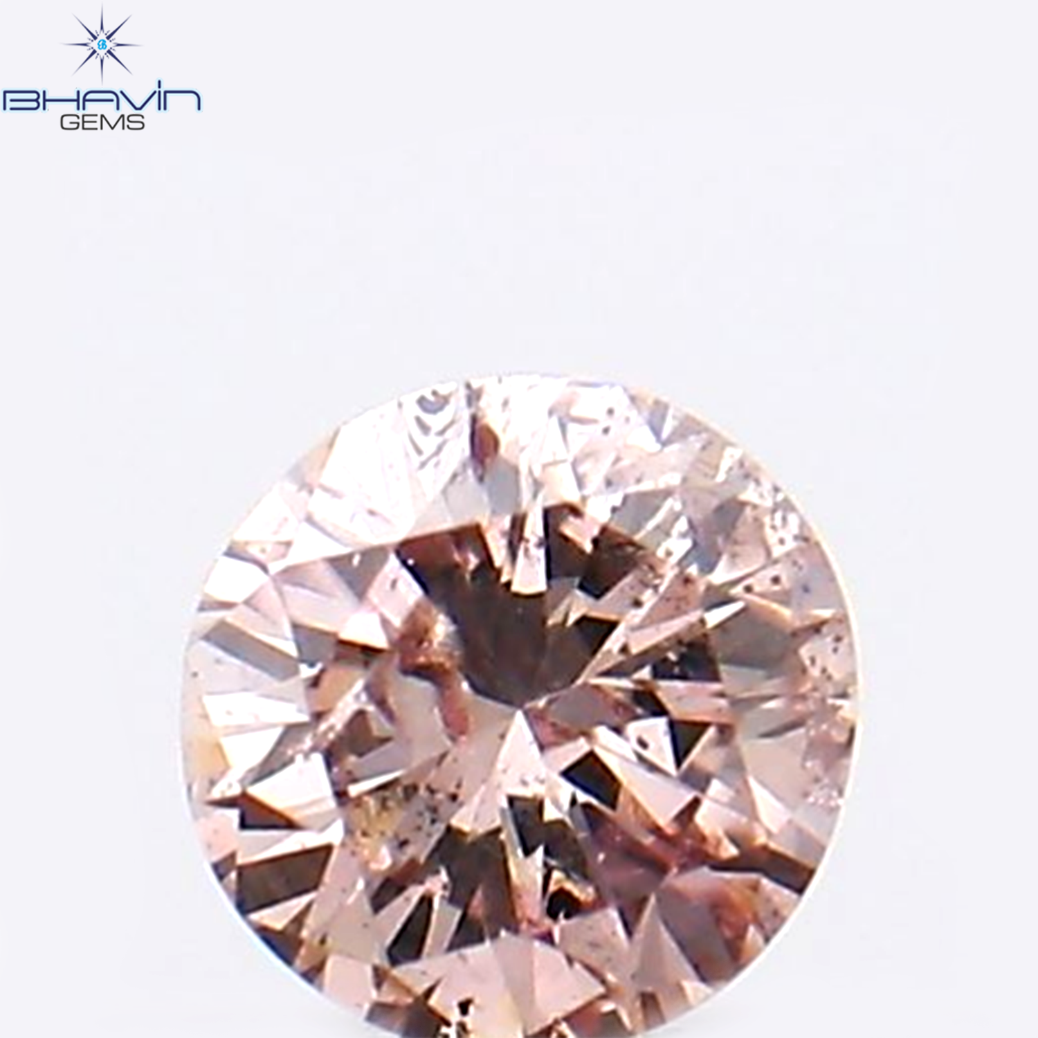 0.05 CT Round Shape Natural Diamond Pink (Argyle) Color SI2 Clarity (2.36 MM)