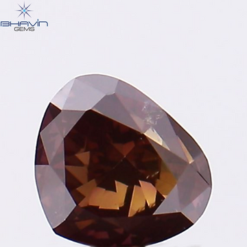 0.45 CT Natural Heart Diamond Enhanced Pink Color Clarity SI1 (4.57 MM)