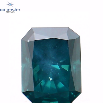 0.28 CT Natural Radiant Diamond Enhanced Blue Color Clarity SI1 (4.27 MM)