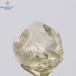 0.31 CT Rough Shape Natural Loose Diamond Yellow Color VS2 Clarity (3.49 MM)