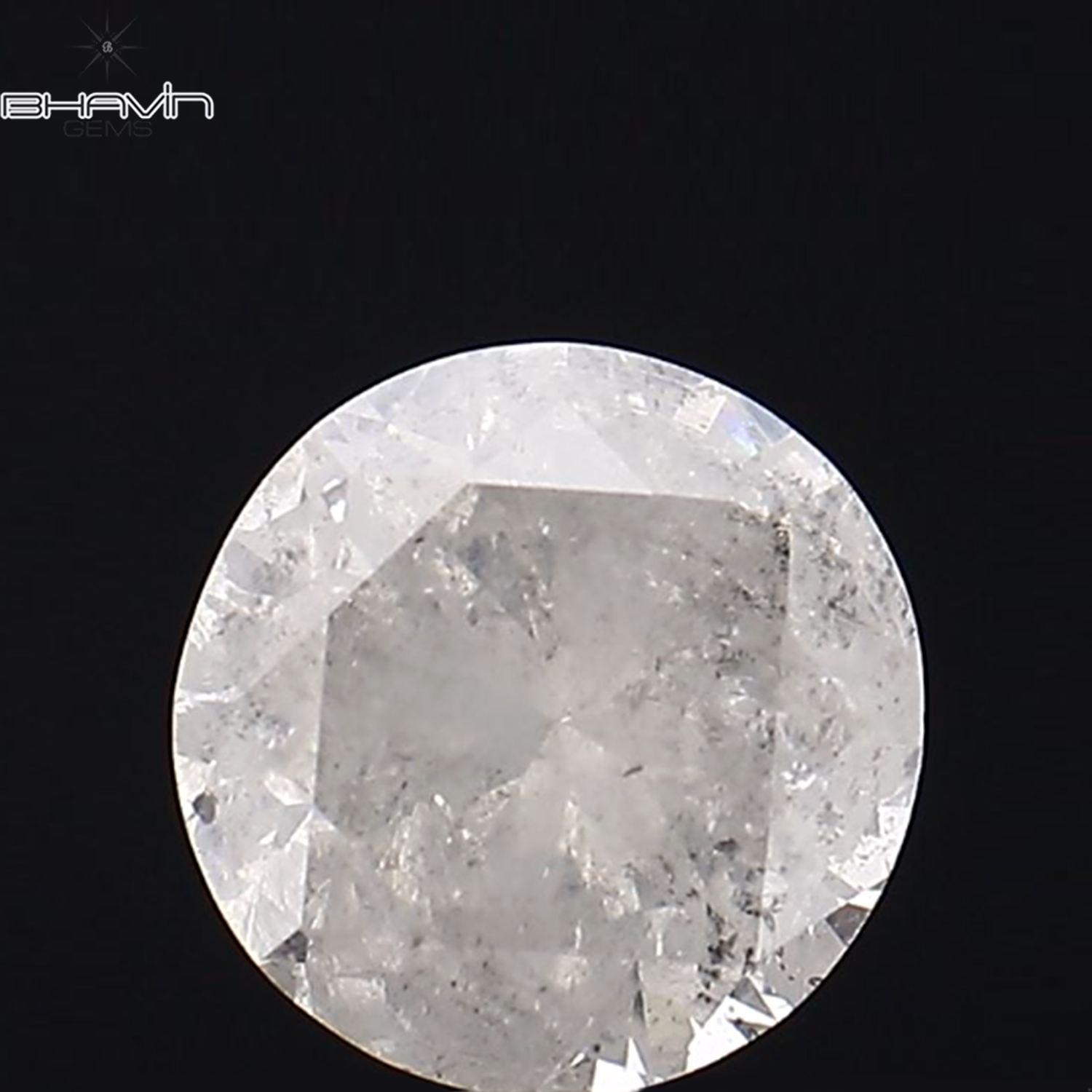 1.06 CT Round Shape Natural Loose Diamond White Color I3 Clarity (6.38 MM)