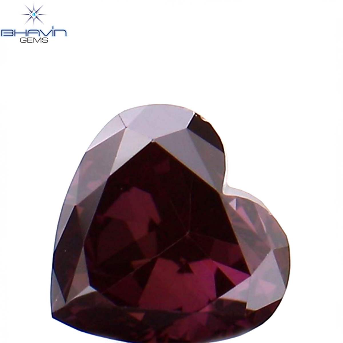 0.23 CT Natural Heart Diamond Enhanced Pink Color Clarity VS1 (4.02 MM)