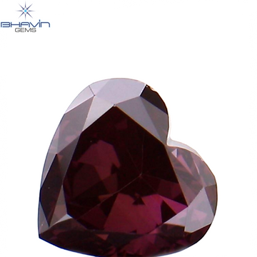 0.23 CT Natural Heart Diamond Enhanced Pink Color Clarity VS1 (4.02 MM)
