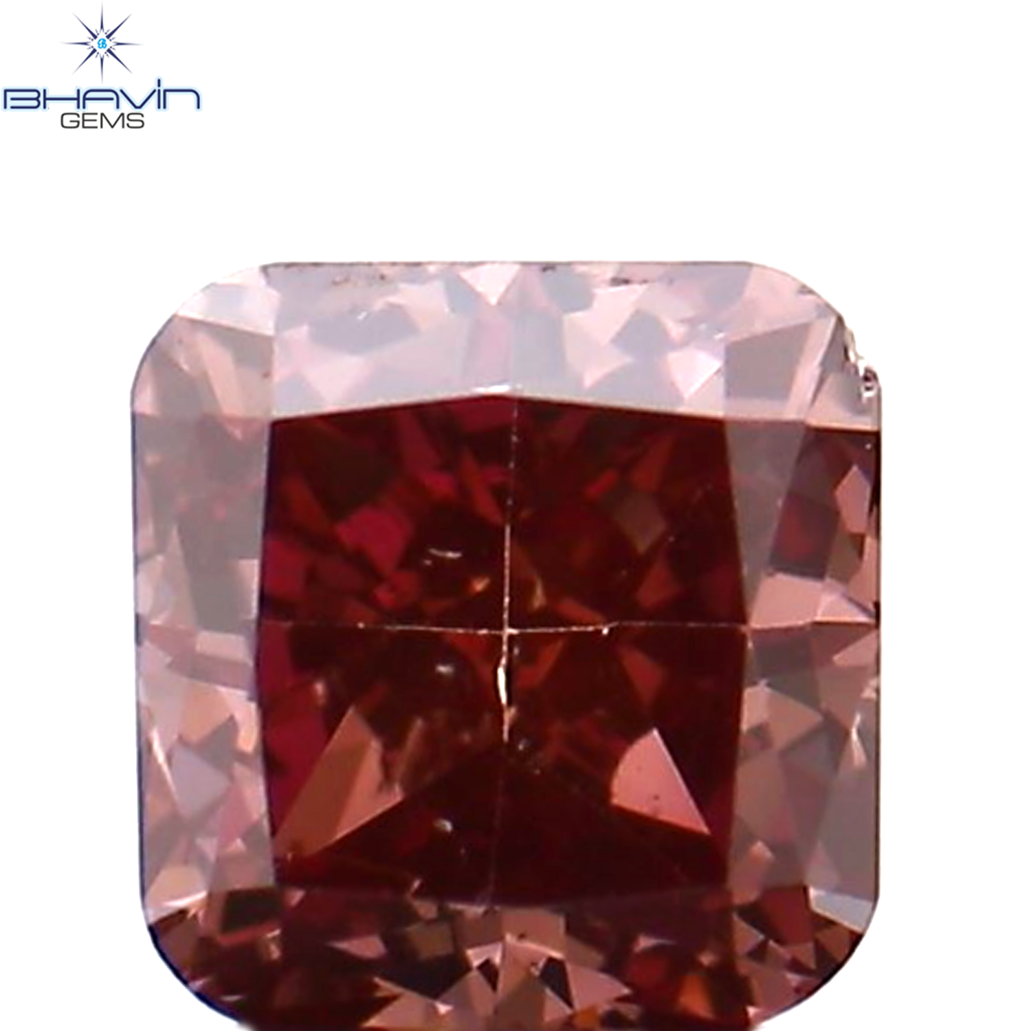 0.32 CT Cushion Shape Natural Loose Diamond Enhanced Pink Color VS1 Clarity (3.65 MM)