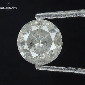 0.36 CT Natural Round Diamond White Color Clarity I3 (4.36 MM)