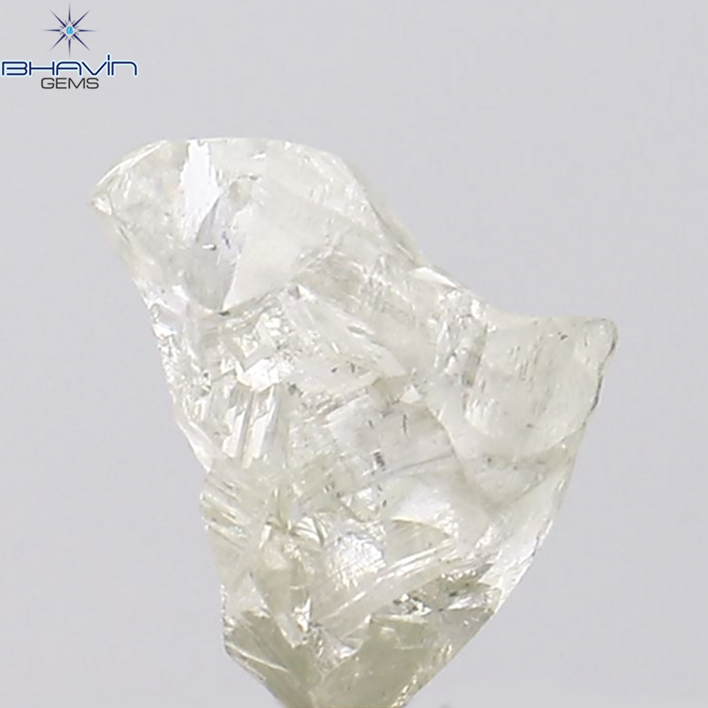 0.73 CT Rough Shape Natural Diamond White Color VS2 Clarity (7.19 MM)