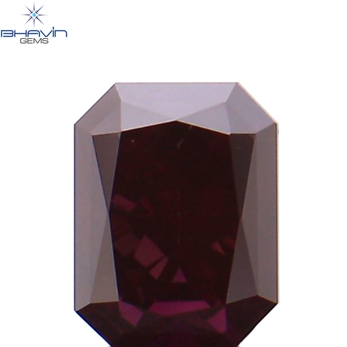 0.27 CT Natural Radiant Diamond Enhanced Pink Color Clarity VS1 (4.05 MM)