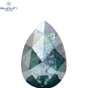 0.44 Pear Shape Natural Diamond Blue Color I3 Clarity (6.00 MM)