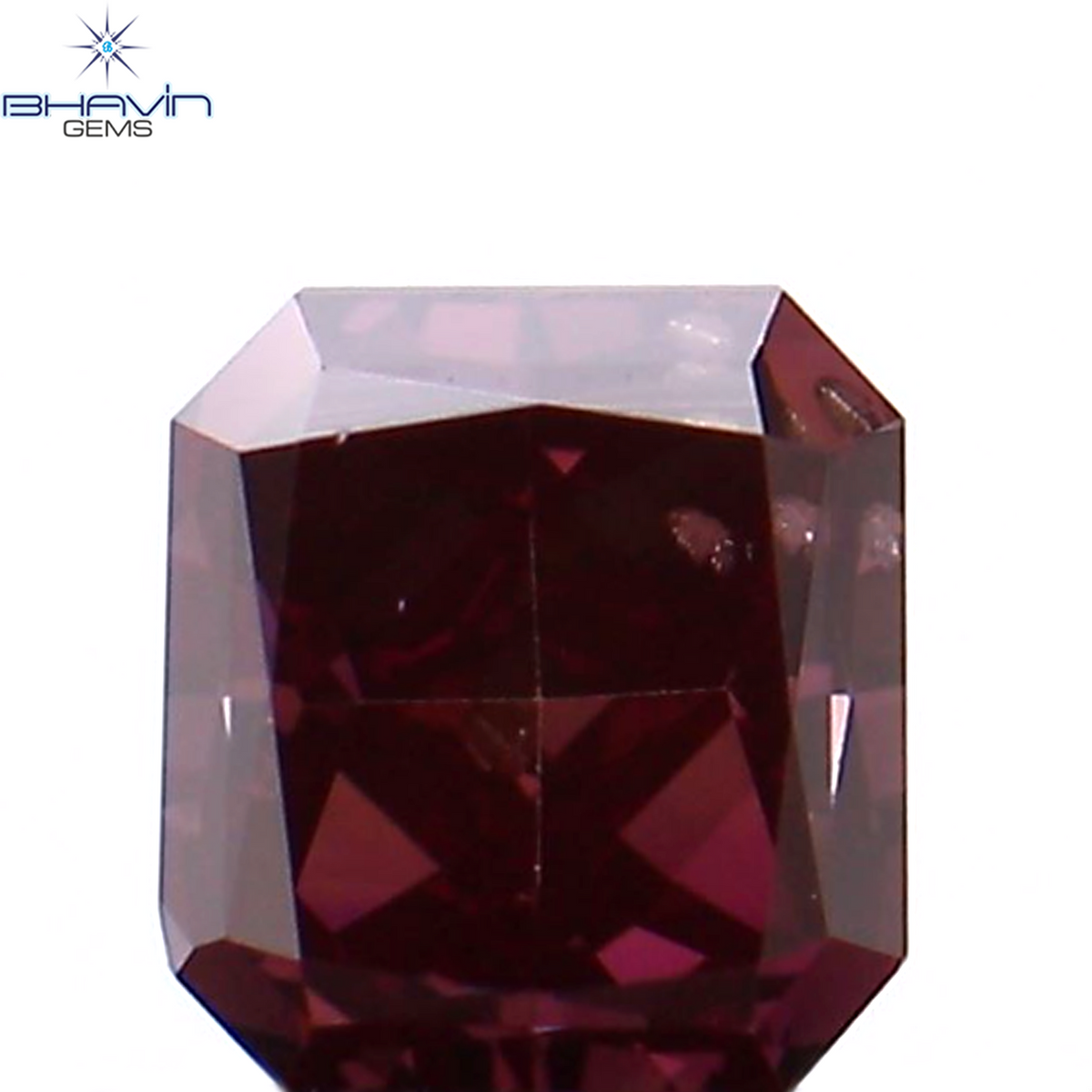 0.27 CT Natural Radiant Diamond Enhanced Pink Color Clarity VS1 (3.68 MM)