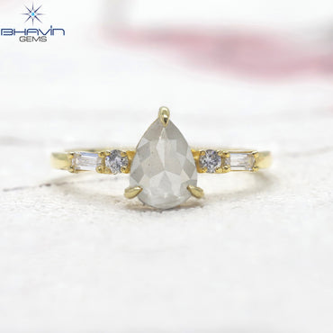 Pear Diamond White Diamond Natural Diamond Ring Gold Ring Engagement Ring