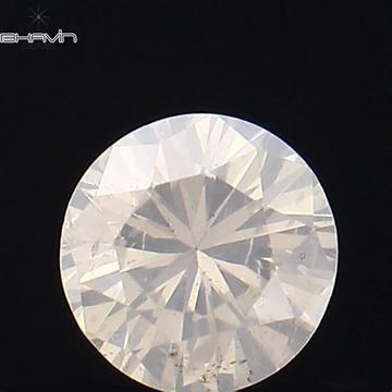 0.12 CT Natural Round Diamond White Fancy Color Clarity SI1 (3.20 MM)