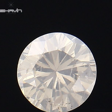 0.12 CT Round Shape Natural Loose Diamond White Color SI1 Clarity (3.20 MM)