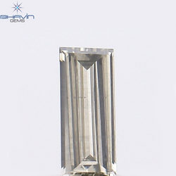 0.11 CT Baguette Shape Natural Diamond Grey Color VS1 Clarity (4.80 MM)