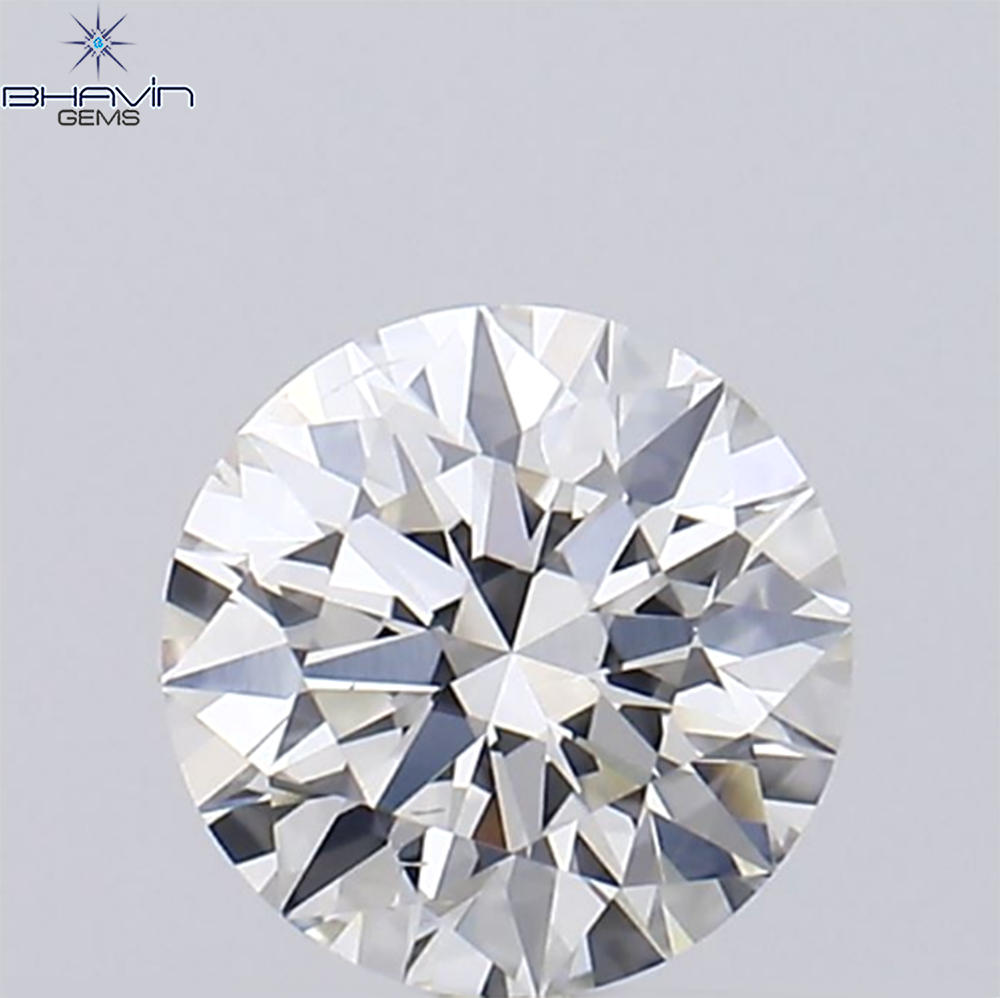 0.53 CT Round Shape Natural Loose Diamond White(E) Color VS1 Clarity (5.20 MM)