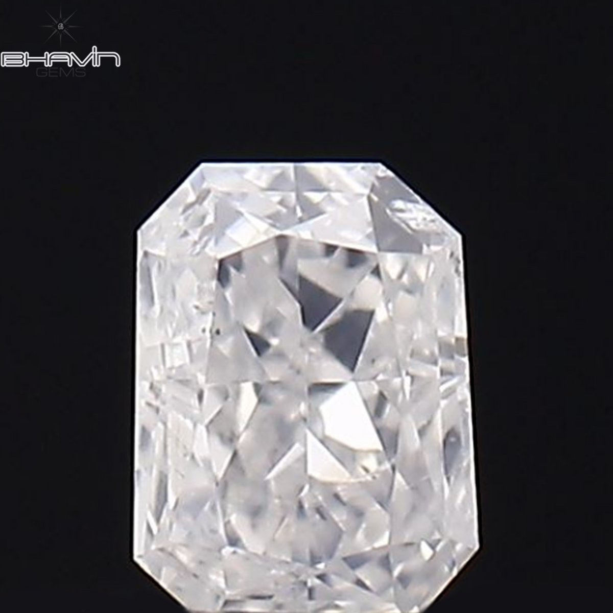 0.08 CT ラディアント シェイプ ナチュラル ダイヤモンド ピンク色 SI2 クラリティ (2.38 MM)