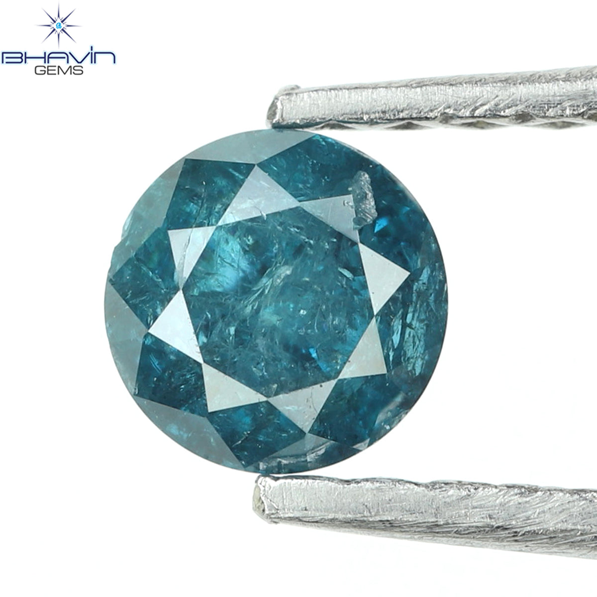 0.30 CT ラウンド ダイヤモンド ナチュラル ルース ダイヤモンド ブルー カラー I3 クラリティ (4.06 MM)