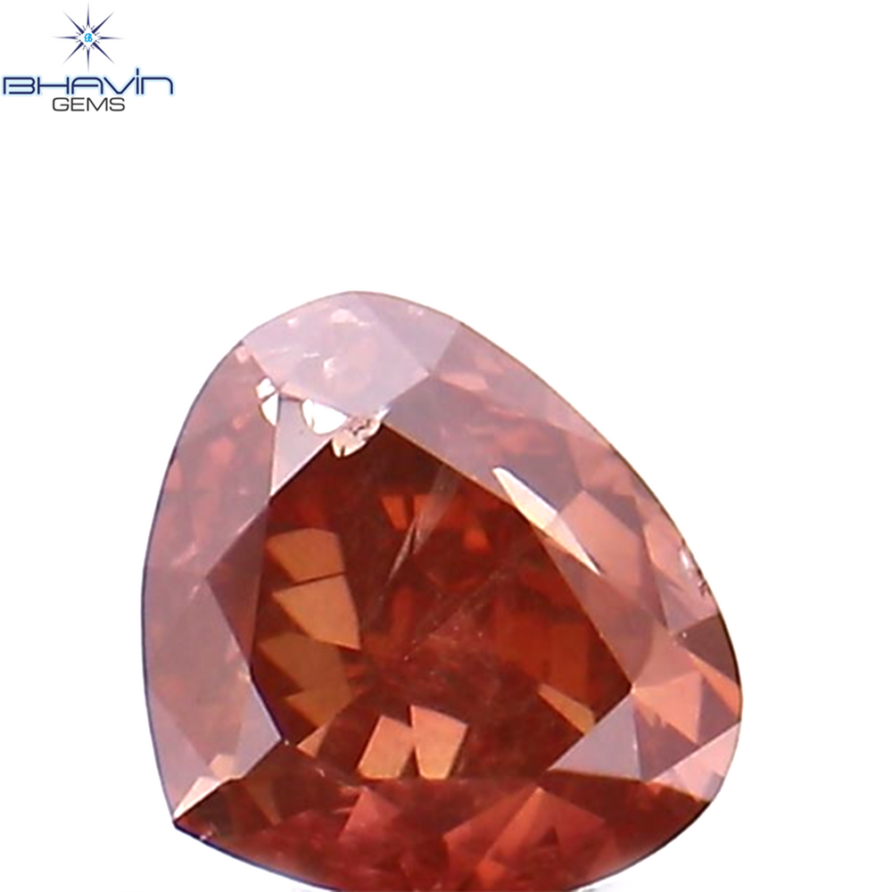 0.20 CT Heart Shape Enhanced Pink Color Natural Loose Diamond SI2 Clarity (3.91 MM)