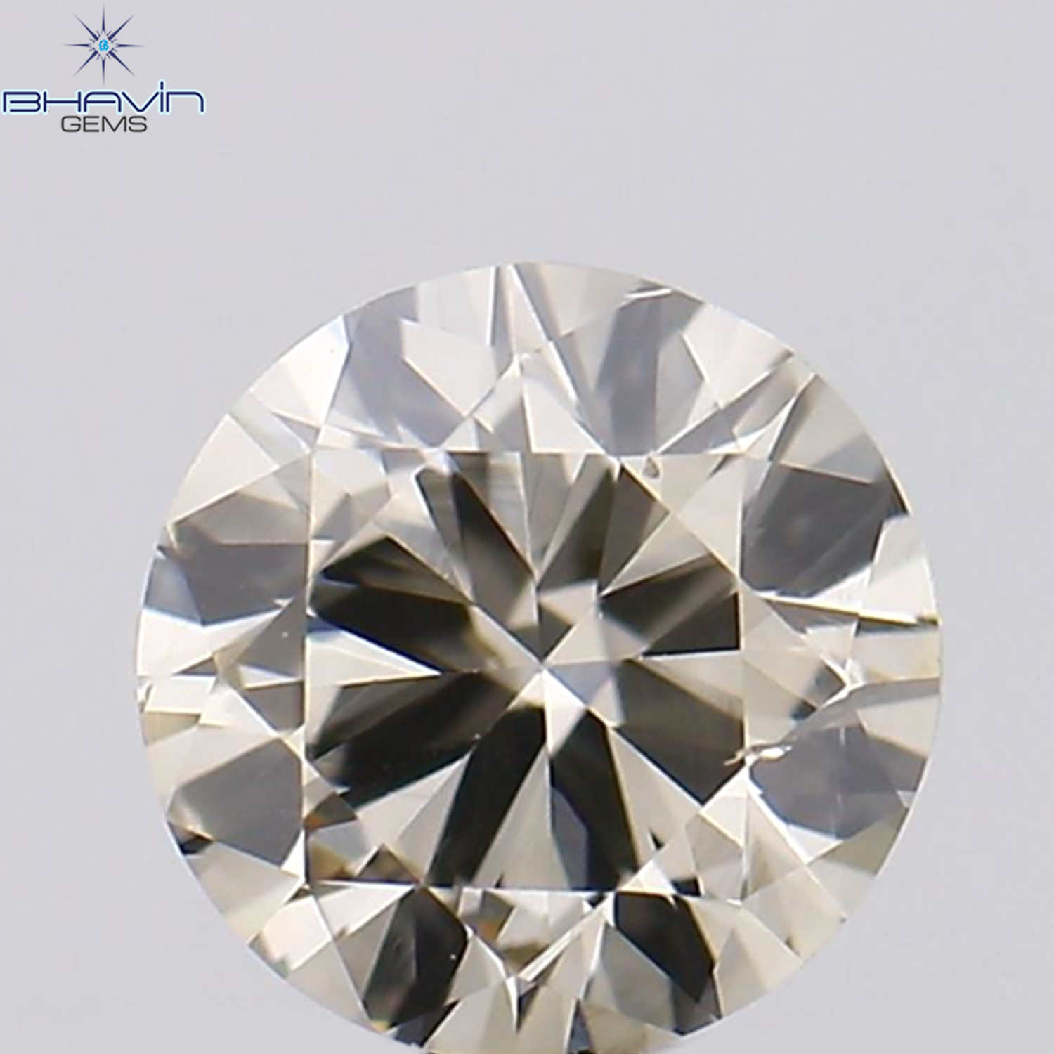 0.30 CT Round Shape Natural Loose Diamond Brown (M) Color VS2 Clarity (4.32 MM)