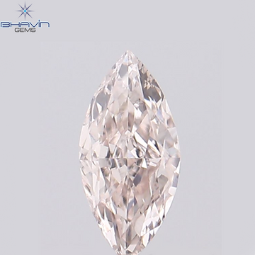 0.03 CT ペアシェイプ ナチュラル ダイヤモンド ピンク色 SI2 クラリティ (2.95 MM)