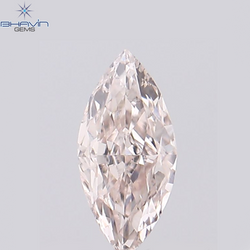 0.14 CT Marquise Shape Natural Diamond Pink Color VS2 Clarity (5.15 MM)