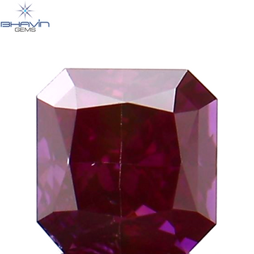0.22 CT Natural Radiant Diamond Enhanced Pink Color Clarity VS1 (3.18 MM)
