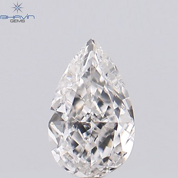 0.11 CT Natural Pear Diamond Pink Color Clarity VS2 (4.34 MM)